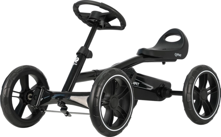 Qplay pedal-gokart til børn sort