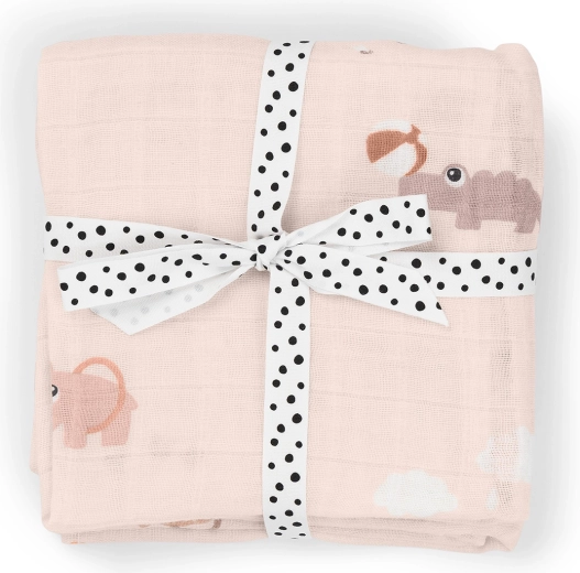Done by Deer muslinbleer Playground pink, 2 stk.