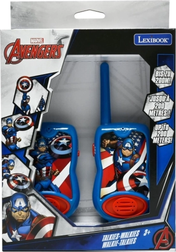 Walkie-talkies til børn MARVEL AVENGERS med rækkevidde på 200 m