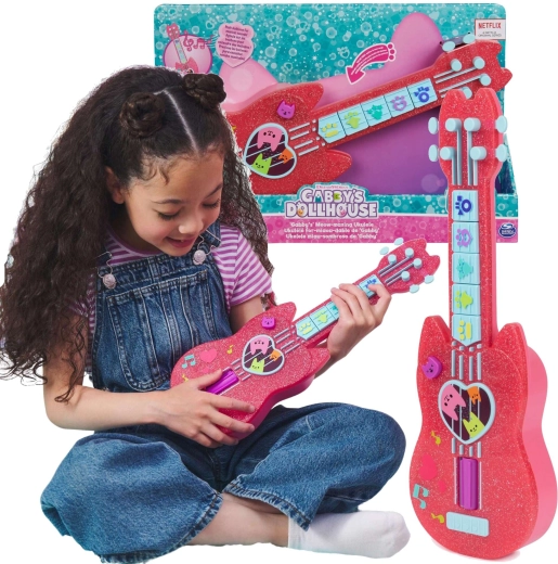Spin Master Gabby's Dollhouse katte-ukulele med melodier