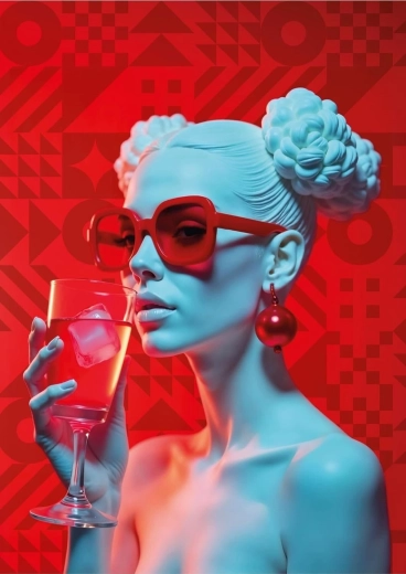 Puslespil ART PUZZLE WOWO Series: Crimson cocktail 1000 brikker