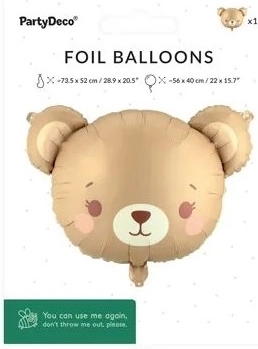 Folieballon Bamse mix 56 × 40 cm
