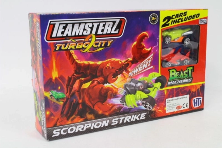 Teamsterz Beast Machines bane: Skorpionangreb + 2 små biler