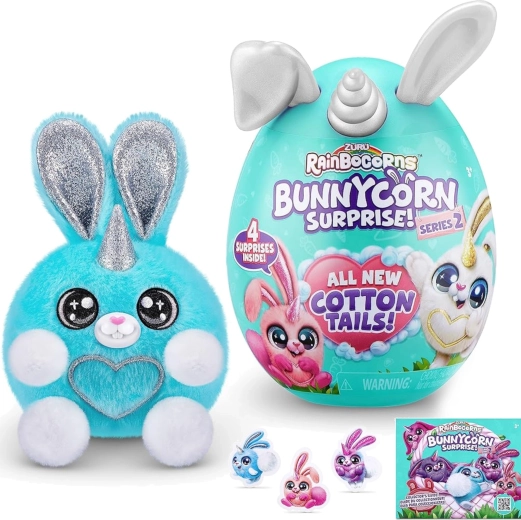Rainbocorns Boo‑Boocorn Surprise plysbunny med overraskelse