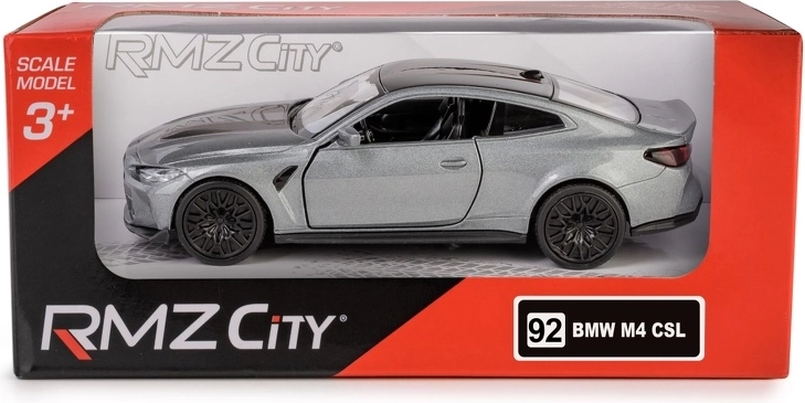 Metalmodel RMZ City Porsche 930 Turbo 1:32 sølvfarvet
