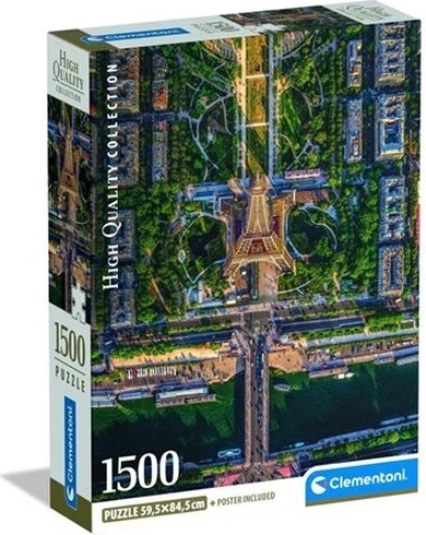Clementoni puslespil Flying Over Paris 1500 brikker