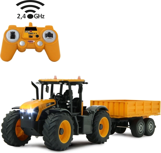 RC-traktor JAMARA JCB Fastrac med tiptrailer