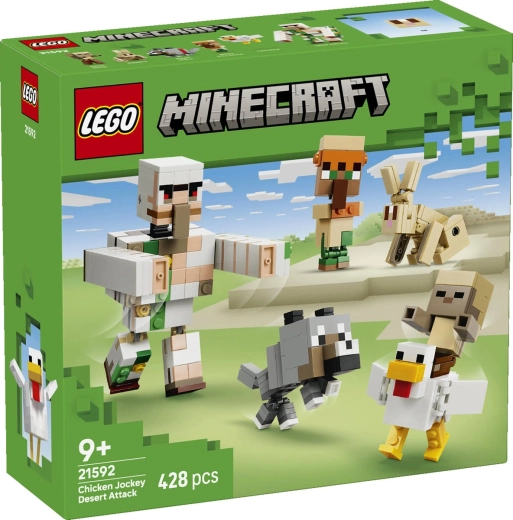 LEGO Minecraft Angreb fra kyllingerytteren i ørkenen