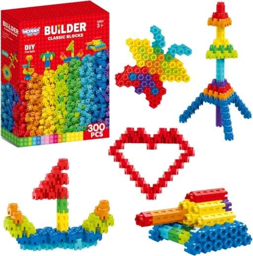 Woopie Kreativt byggesæt Classic Blocks med 300 dele