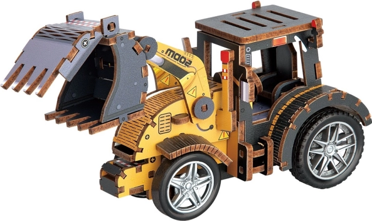 2Kids Toys 3D træbyggesæt – træstammerlæsser