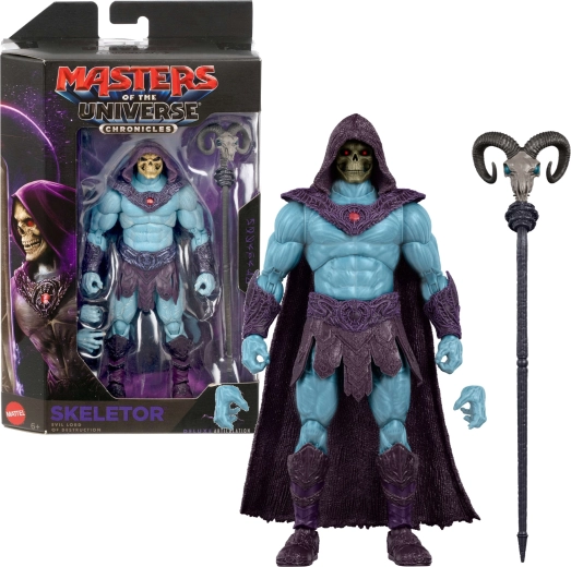Mattel Masters of the Universe Chronicles Skeletor-figur 17 cm med tilbehør
