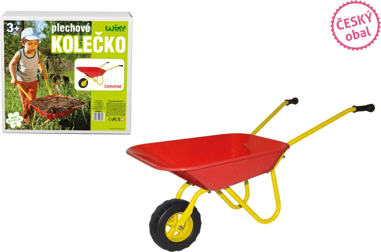 Pladetrillebør Český obal rød 82 × 42 × 35 cm