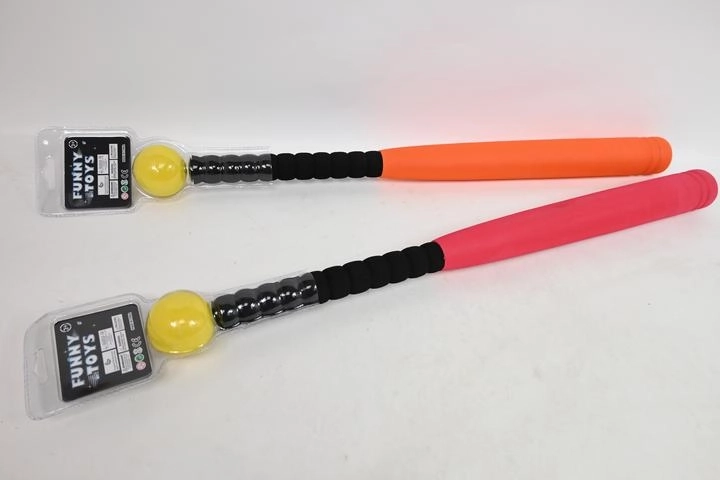 Blødt baseballbat med bold (12 stk. i display)