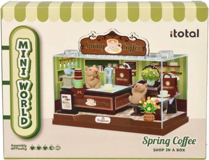 I-Total mini diorama forårscafé DIY