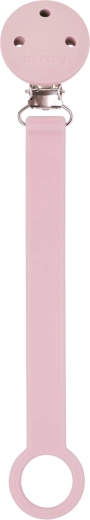 Nattou silikone sutteklips rosa