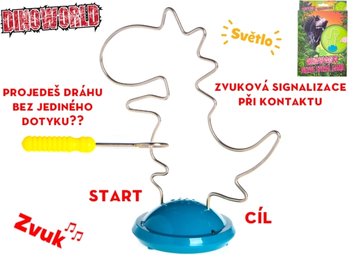 Dinoworld dinosaur-puslespil med lys- og lydeffekter