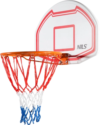 Basketkurv til væg NILS med plade 71 × 45 cm