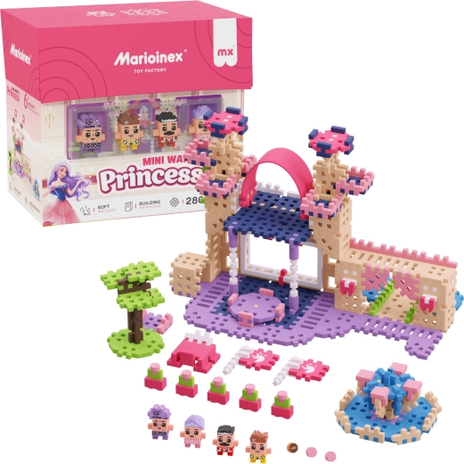Mini Waffle Prinsesse byggesæt – kong Williams slot