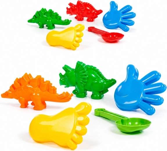 Børnesandsæt med dinosaurer – 5 dele