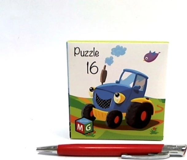 Puslespil med traktor (16 brikker)