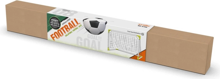 Havefodboldmål 90 × 60 × 60 cm med net, bold og pumpe