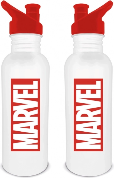 Rustfri drikkeflaske med Marvel-logo