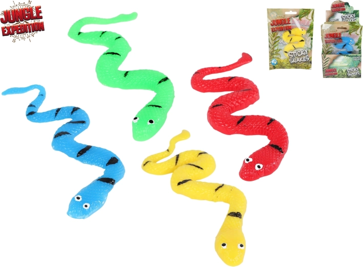 Strækbar klæbrig slange Jungle Expedition