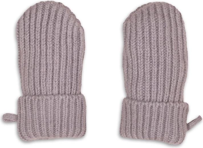 Lodger merinohandsker rose 1–2 år - 1 stk.