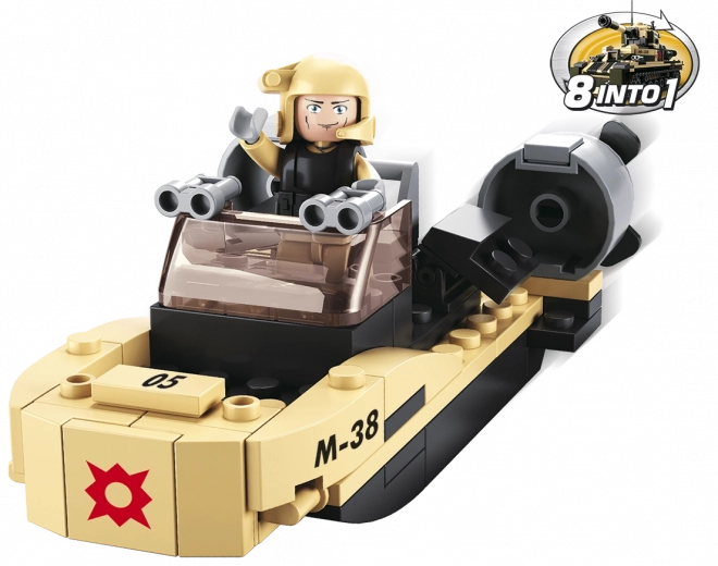 Sluban Army 8i1 angrebsbåd – mini-byggesæt