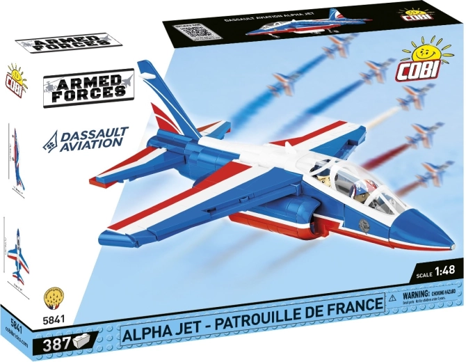 COBI Armed Forces Alpha Jet Patrouille de France 1:48 – byggesæt (387 dele)