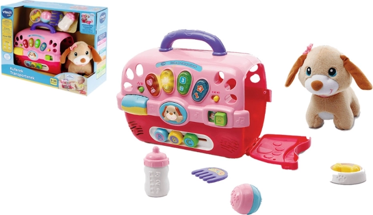 Interaktiv kuffert – VTech-transportør til børn 9–36 måneder