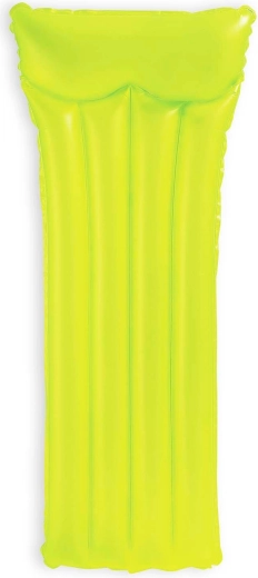 Oppustelig vandmadras gul INTEX 183 × 76 cm