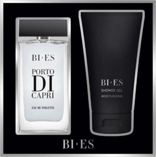 Bi-Es Porto di Capri gavesæt til mænd – parfumeret vand 90 ml + brusegel 150 ml
