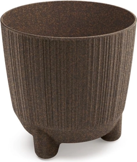 Blomsterpotte Ryfo N Eco Wood 14,5 cm kaffe