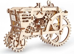 UGEARS mekaniske 3D træpuslespil traktor (97 dele)