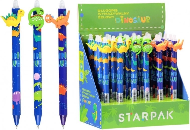 Viskelæder-gelpen Dinosaur - 1 stk.