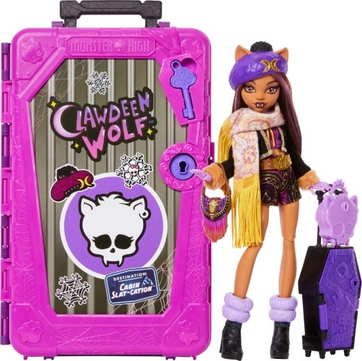 Monster High-dukke Clawdeen Wolf – uhyggelig ferie med overraskelser