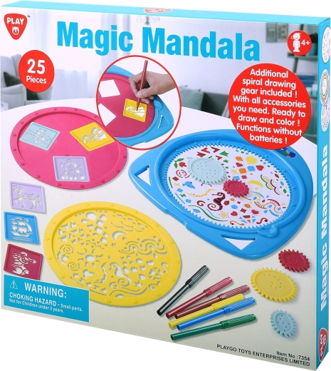 Playgo magisk mandala – kreativt sæt med 25 dele