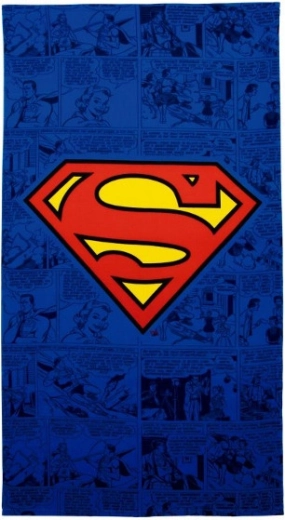 Superman-håndklæde i mikrofiber 90 × 170 cm