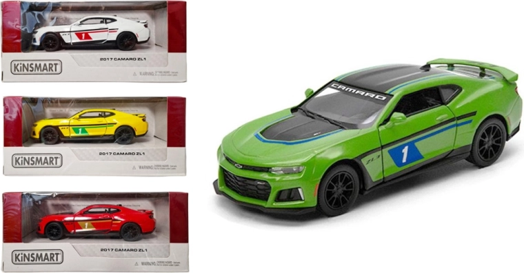 Kinsmart Chevrolet Camaro ZL1 – metalbilmodel med Pull Back-træk