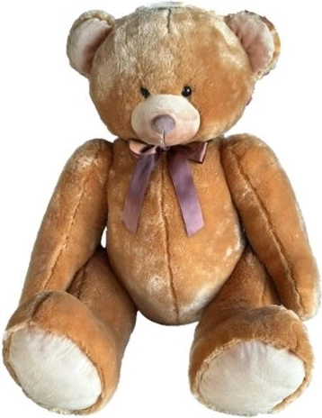 Brun bamse i plys 80 cm