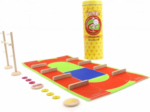 Milaniwood skok! atletisk brætspil i træ