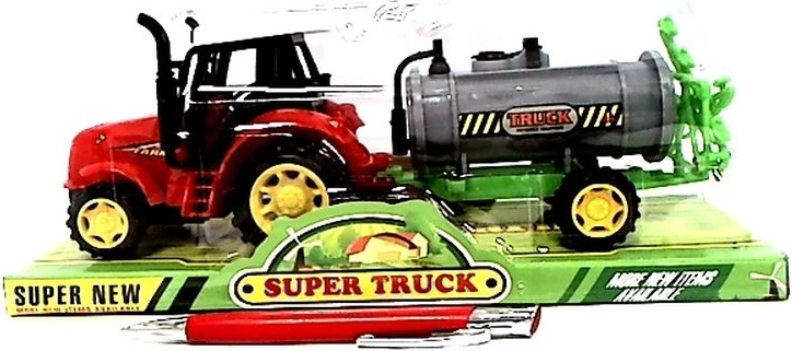 Traktor med landbrugsmaskine