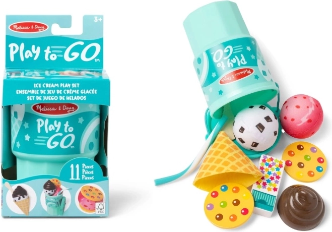 Melissa & Doug mini isbutik til rejsen