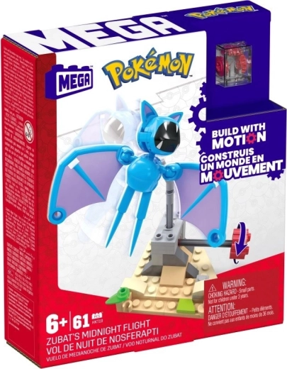Plastbyggesæt MEGA Pokémon Nattens flyvetur med Zubat