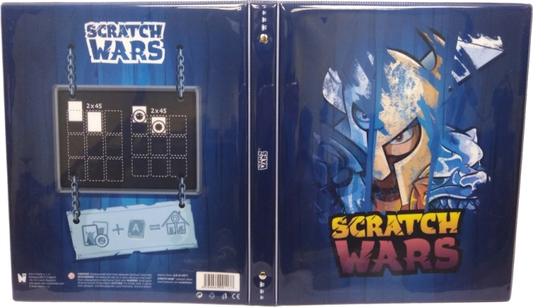 Lommer tilpasset Scratch Wars-kort