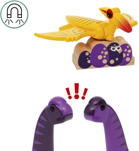 Bevægelige dinosaurer med Brio-magneter