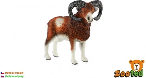 Europæisk muflon Plastikfigur 8 cm