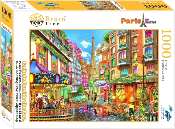 Puslespil Brain Tree Paris 1000 brikker