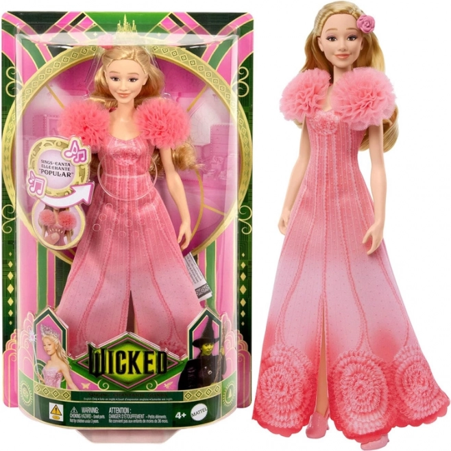 Syngende dukke Glinda fra filmen Wicked med sangen "Popular"